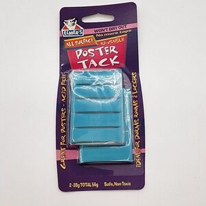 Elmer's All Surface Reusable Poster Tack Blue Adhesive Putty 56g